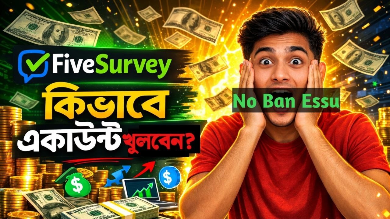 How To Create a 5 Surveys Account New Method in 2026 | Step-by-Step Guide for Beginners