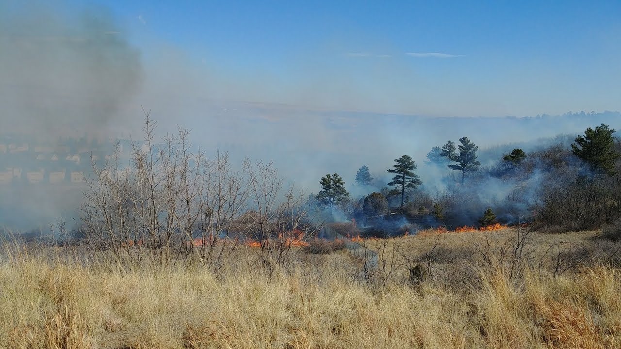 RAW VIDEO: Grass Fire at Fort Carson