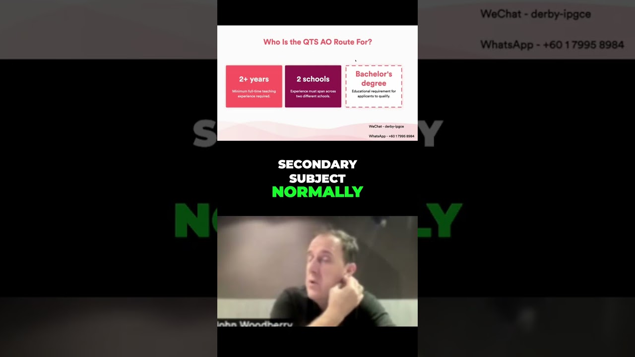 Get QTS Fast: Skip PGCE, Teach in the UK with Experience #shorts