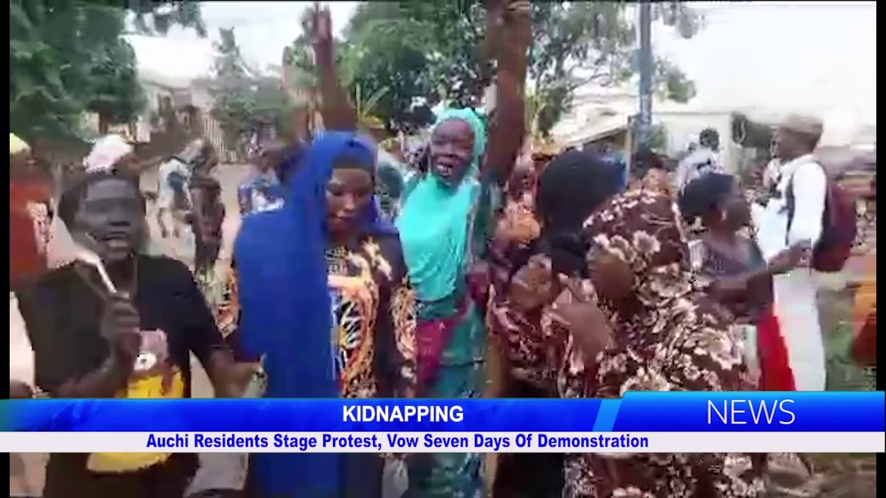 Auchi Residents Stage Protest, Vow Seven Days Of Demonstration Against Kidnapping