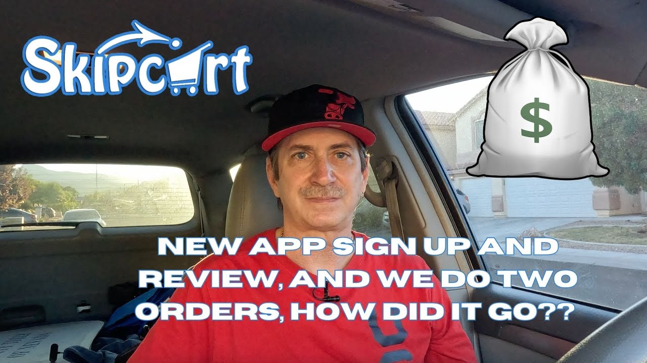 We do a new app called Skipcart, we show how to get signed up and a review. Also do two orders!!!