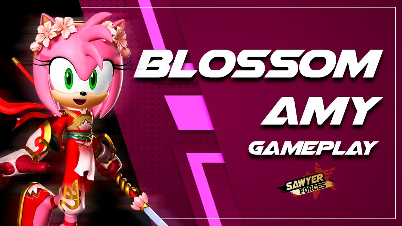 BLOSSOM AMY GAMEPLAY  - Sonic Forces Speed Battle