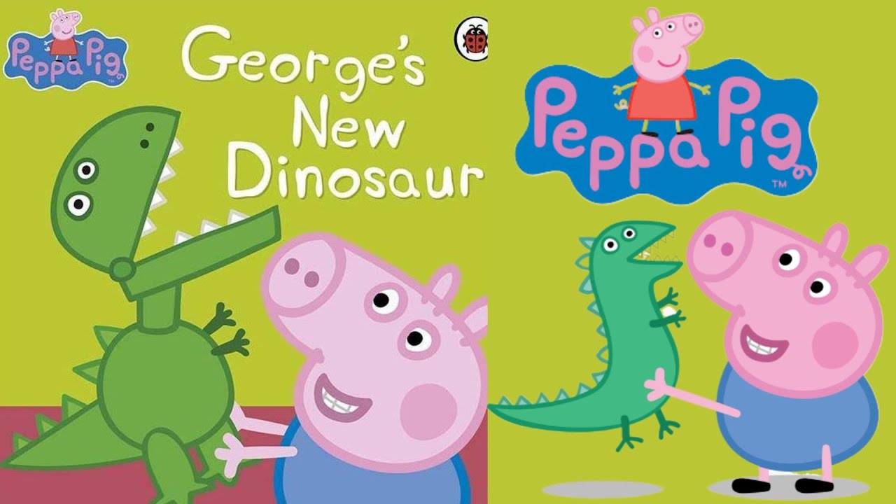Peppa pig Read Aloud Book for Children and Toddlers-George's new dinosaur #peppapig