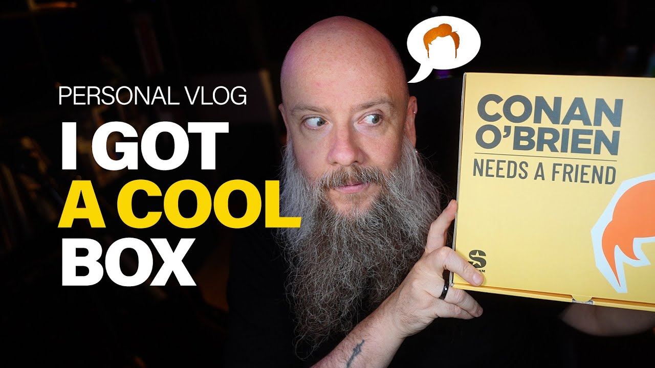 Opening the Coolest Conan O'Brien Merch Box Ever?