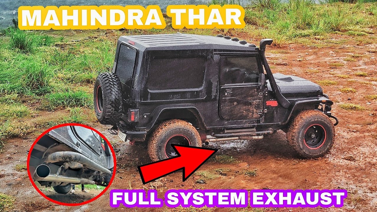 Full System SS Exhaust For My Thar + Exhaust Sound (Part 1/2)
