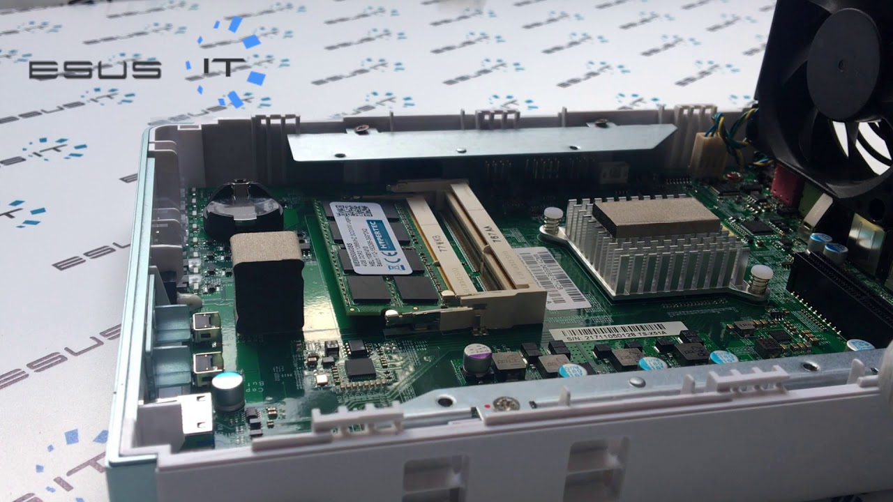 Serwer QNAP TS-251A - wymiana pamięci RAM