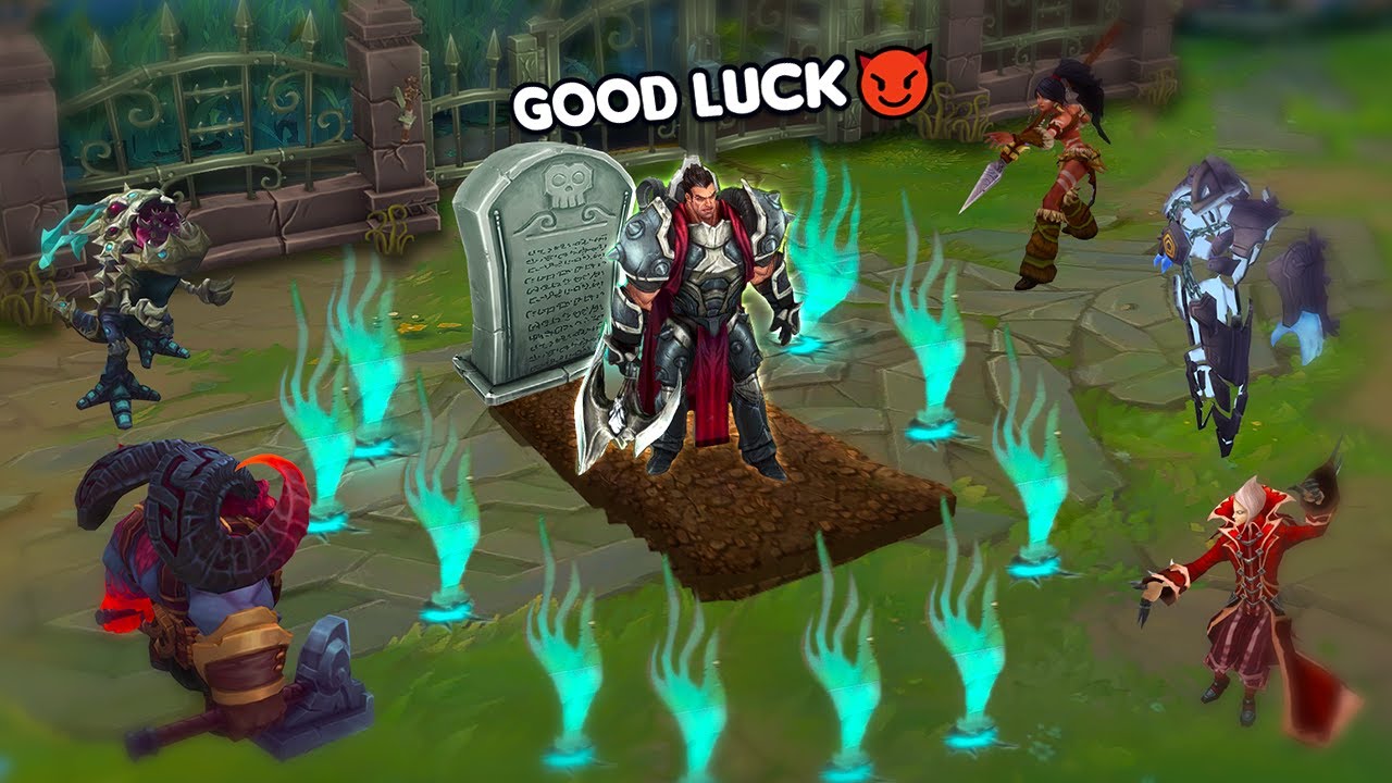 Дариус... но он бессмертен, у него 16000 здоровья и 3 жизни, так что его невозможно убить 🤪🤪