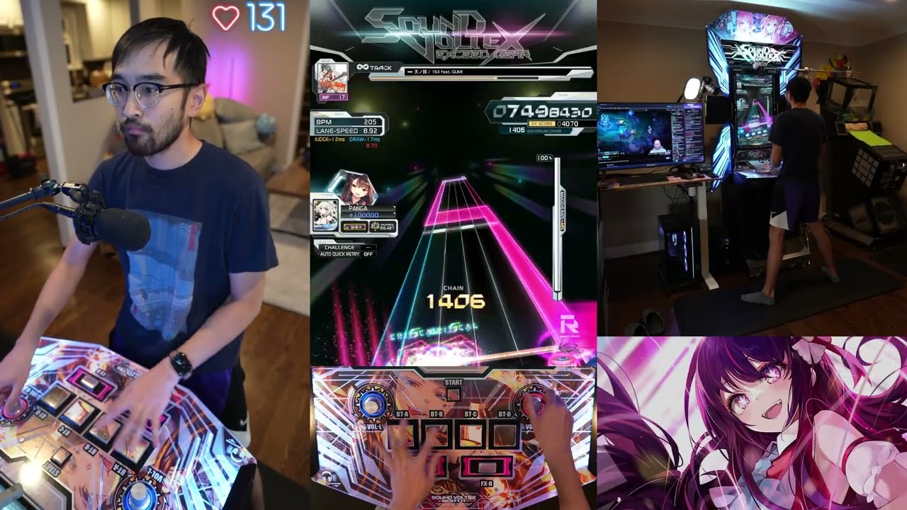 【SDVX EG コナステ】天ノ弱 [INF] PUC (Hand Shot)
