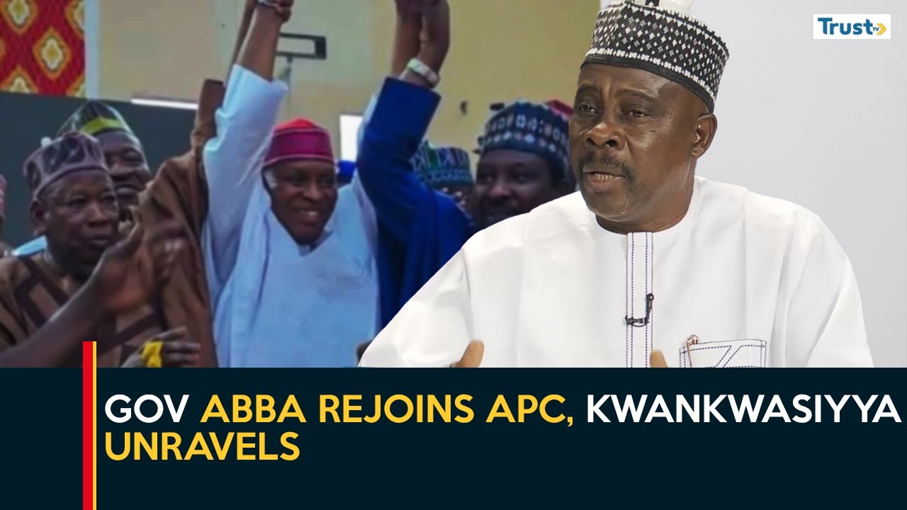 2027 Politicss: Gov Abba rejoins APC, Kwankwasiyya unravels