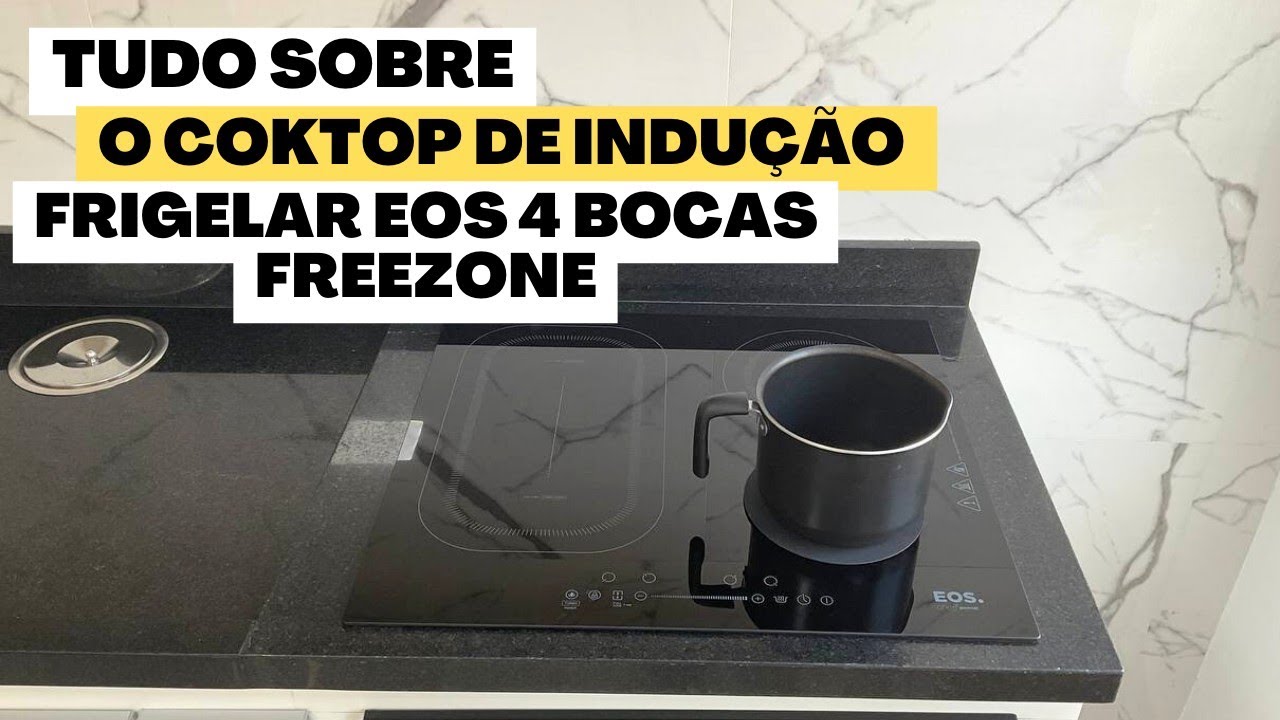 RESENHA COOKTOP DE INDUÇÃO FRIGELAR EOS 4 BOCAS FREEZONE ECI04EPF / TIRANDO TODAS AS DÚVIDAS