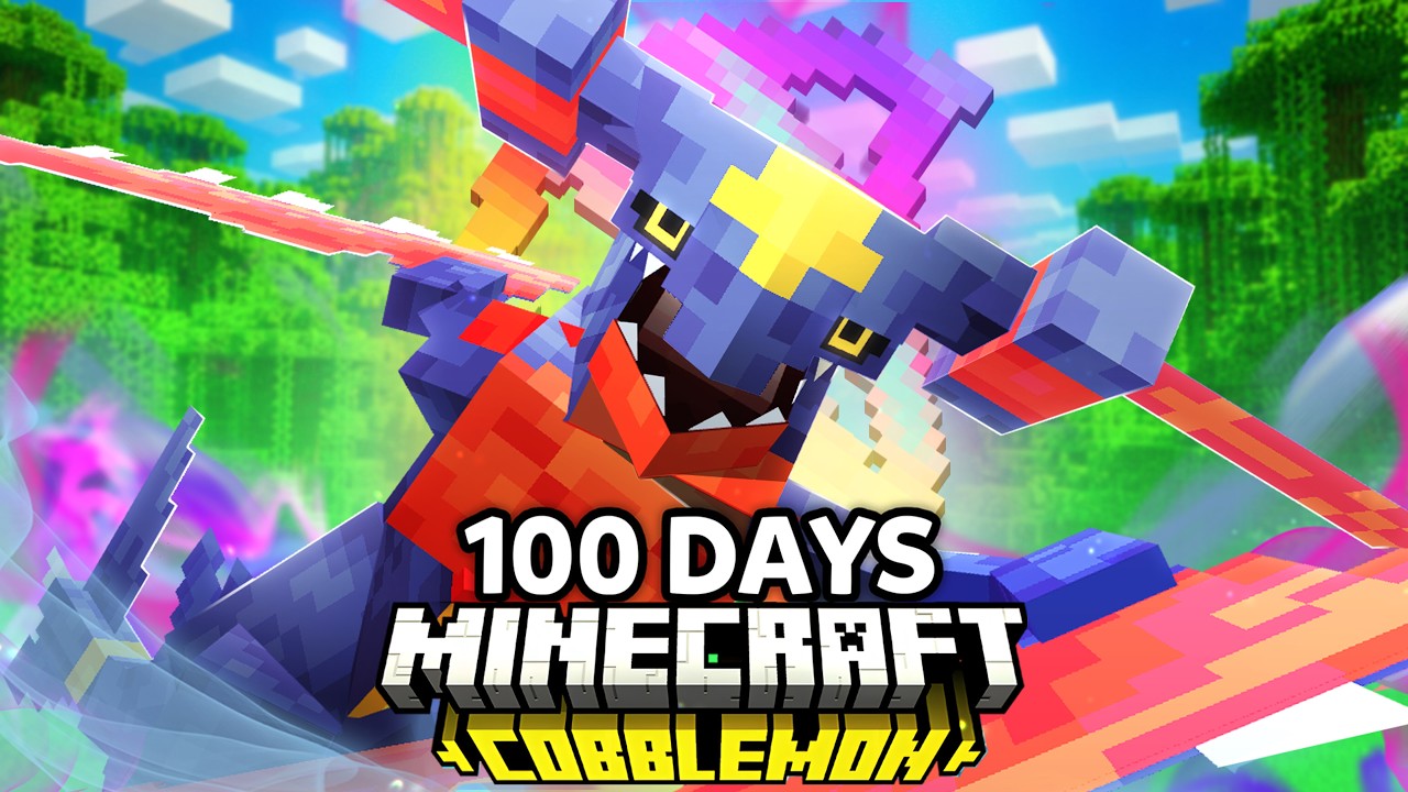 I Spent 100 Days in DRAGON-ONLY MEGA Pok&eacute;mon Minecraft Against my Rival! (Duos Cobblemon)