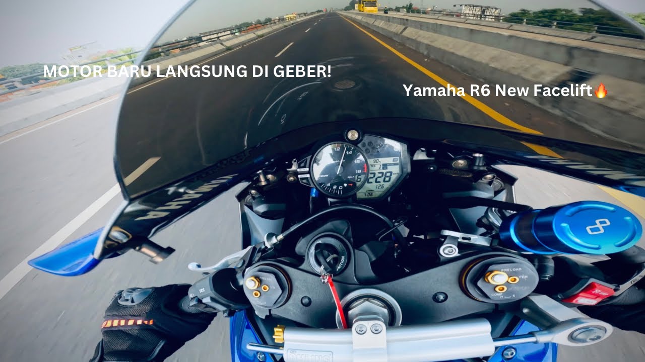 Motor Baru Yamaha R6 New Langsung Di Geber!🔥 #YamahaR6