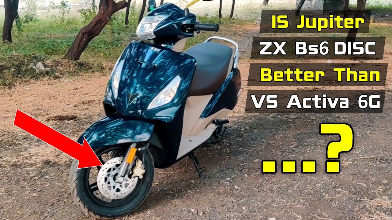 Is TVS Jupiter ZX Disc (BS6) better than Activa 6G and Access 125..? Review, all-new features, ROTAQ