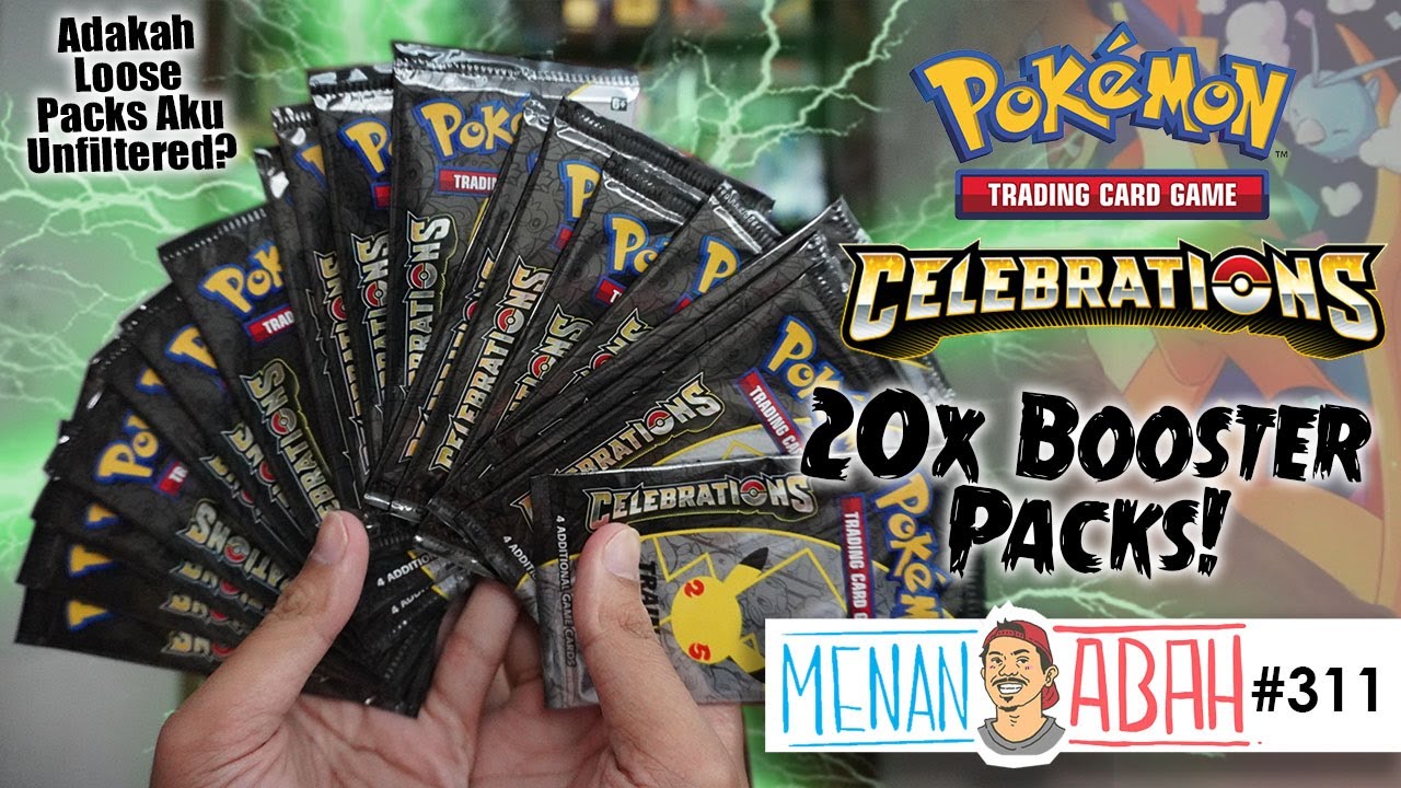 Kita Buka 20x Loose Packs CELEBRATIONS Dalam Mencari 11 Lagi Kad Untuk Masterset! [MenanAbah Ep.311]
