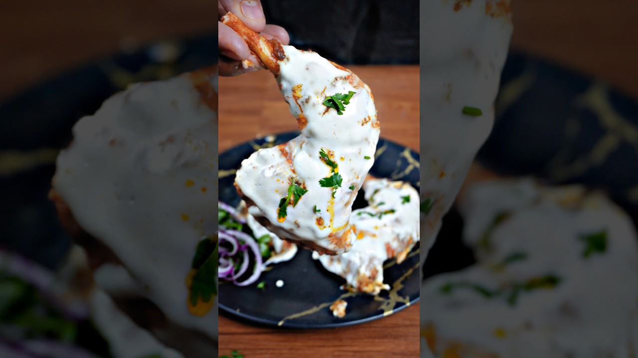 🔥 ASMR Dubai Viral IFFA Chicken | Extra Crispy & Juicy | Satisfying Frying Sounds 