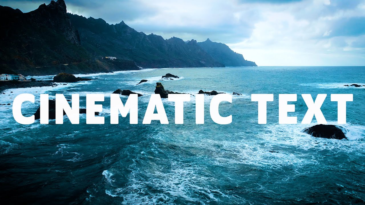 How to Create Cinematic Text in Premiere Pro 2025