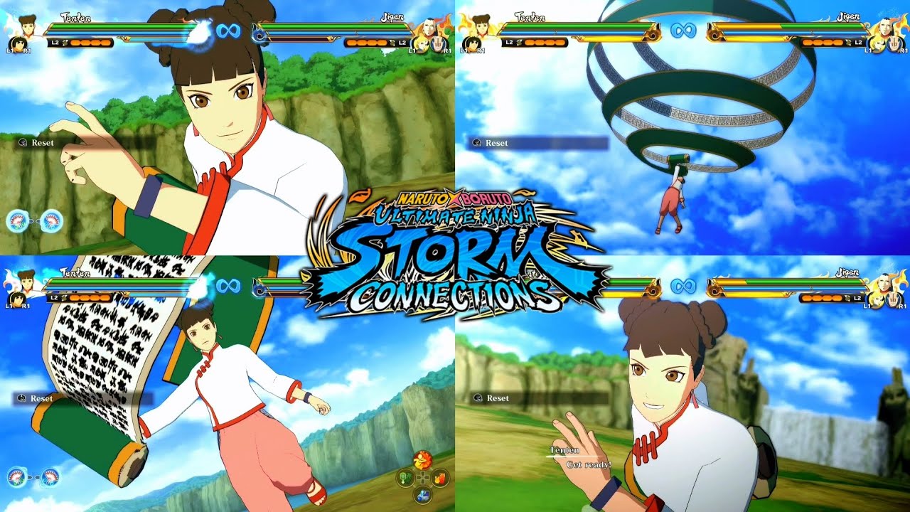 Naruto Storm Connections - Tenten (BORUTO) Complete Moveset