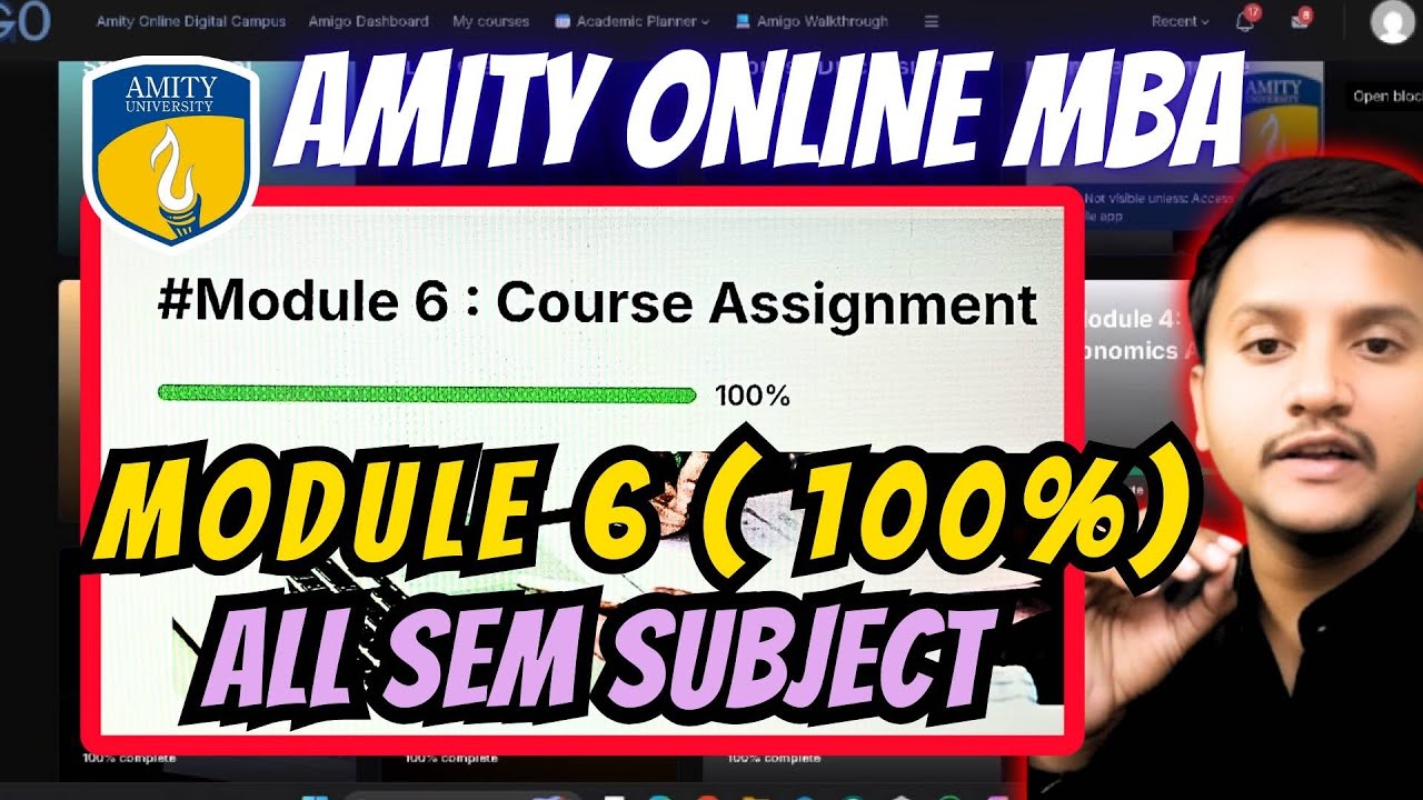 Amity Online MBA Assignment (2026) | Assignment 6 Solutions | Amity online assignments |
