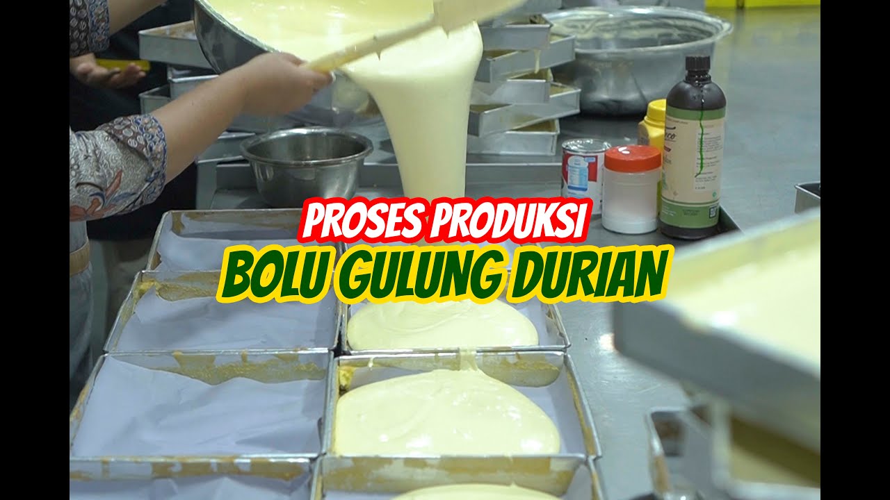 PRODUKSI BOLU GULUNG DURIAN - VIERA OLEH OLEH