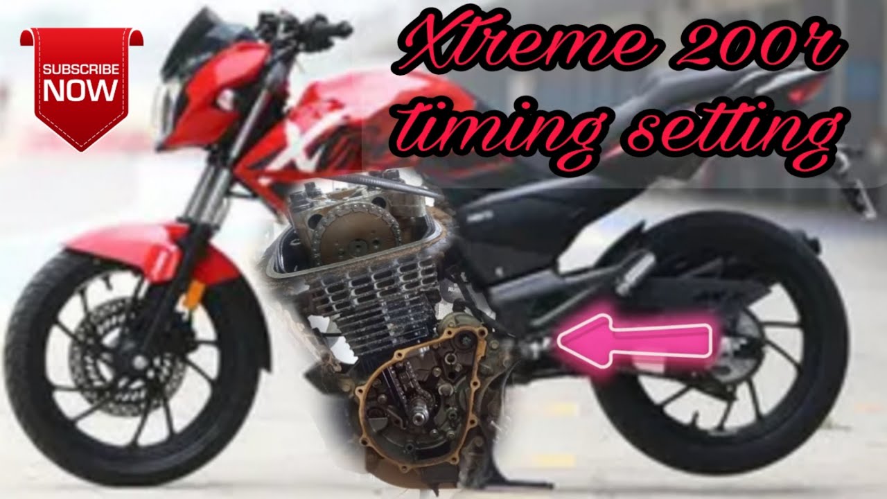 Hero Xtreme 200r timing chain replacement // Xtreme timing setting.
