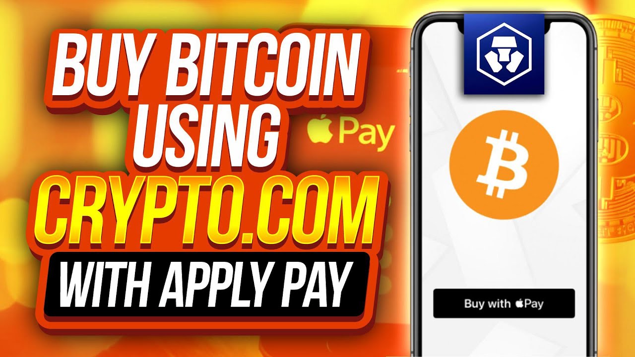 Как купить биткоин на Crypto.com через Apple Pay