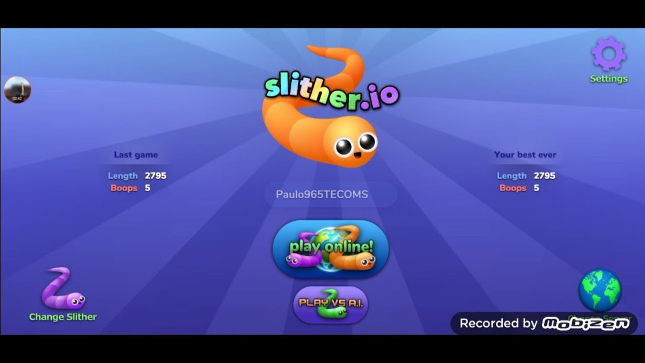 Jogando slither.io Pela Primeira Vez Em 2015, Agora Eu Voltei Com Atualizações Em 2026! | Gameplay |