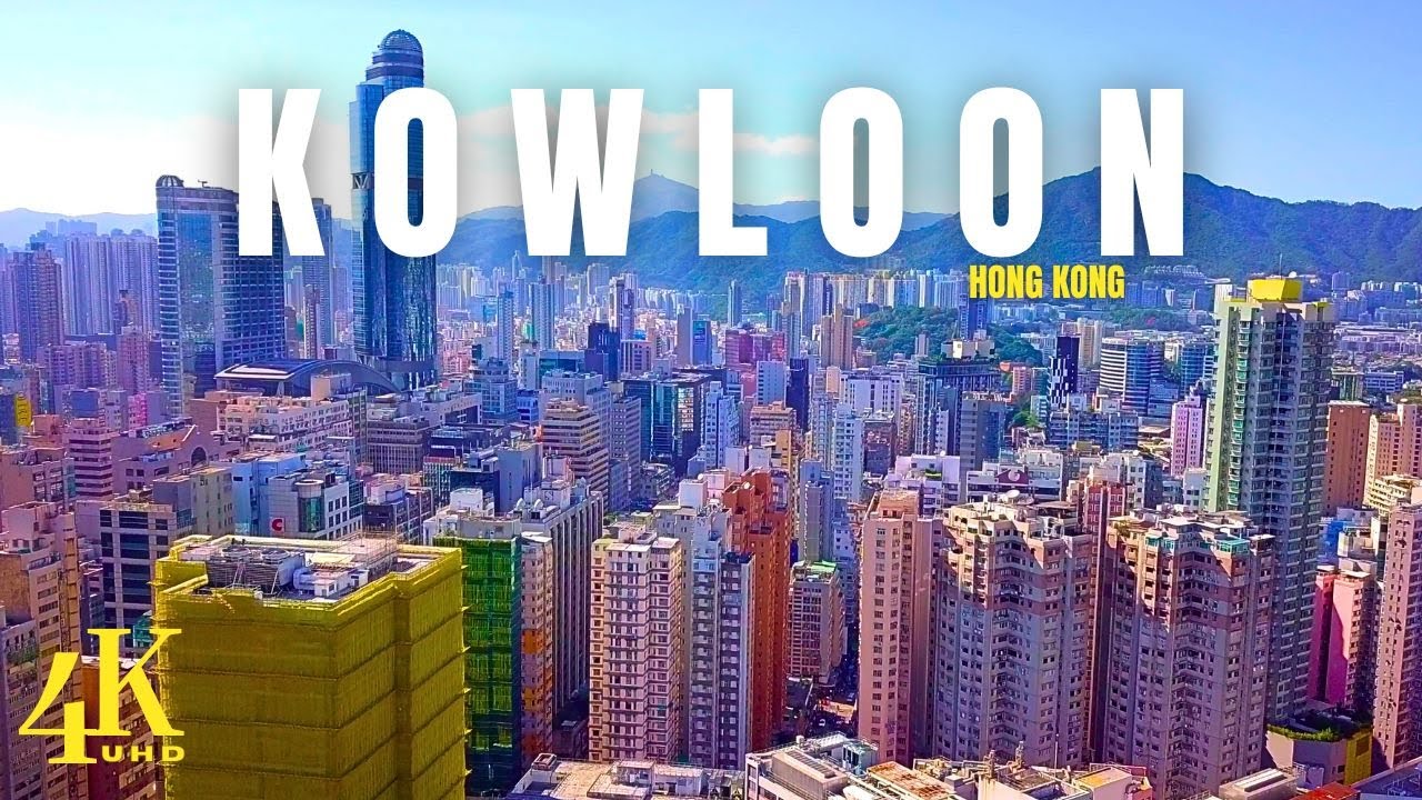 Kowloon, HONG KONG 🇭🇰 4K UHD | Drone Footage