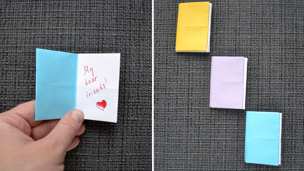 My Paper BOOK Origami | Gift for friends | Tutorial DIY by ColorMania