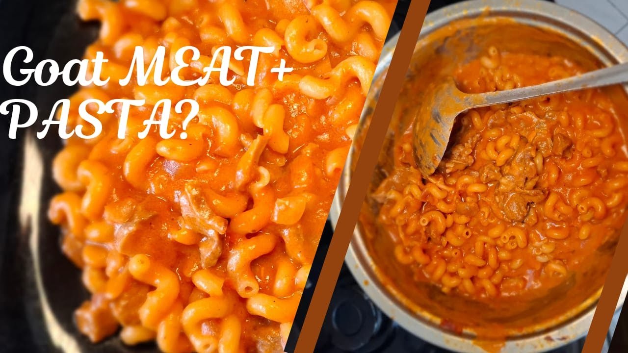 Easy Goat Meat Pasta Recipe | Creamy Cavatappi at Home