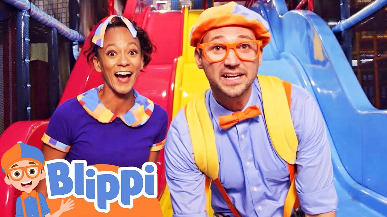 Meekah & Blippi at an indoor playground! Educational Videos for Kids | Blippi and Meekah Kids TV