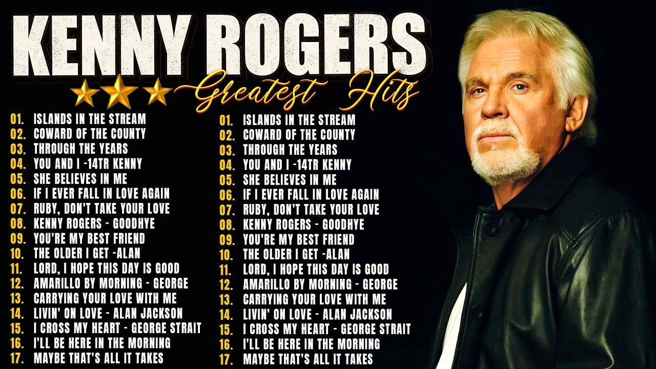 The Gambler 🤠 Kenny Rogers Greatest Hits Full Album 🌾 Best Old Country Songs of the 70s & 80s