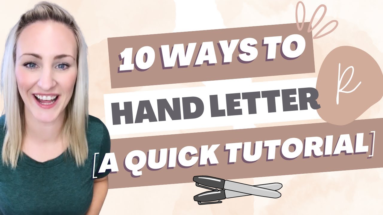 10 Ways to Hand Letter R | A Hand Lettering Tutorial for Beginners #lettering