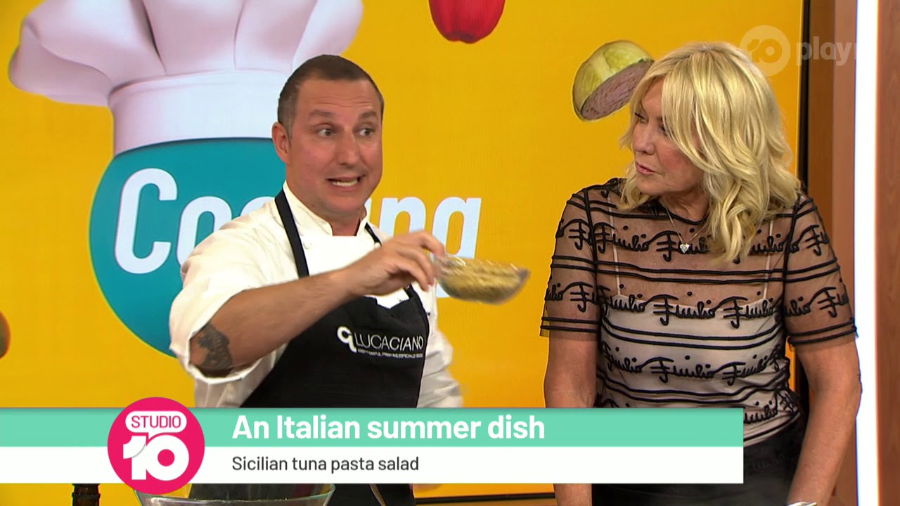Sicilian Tuna Pasta Salad - Chef Luca Ciano - Studio 10