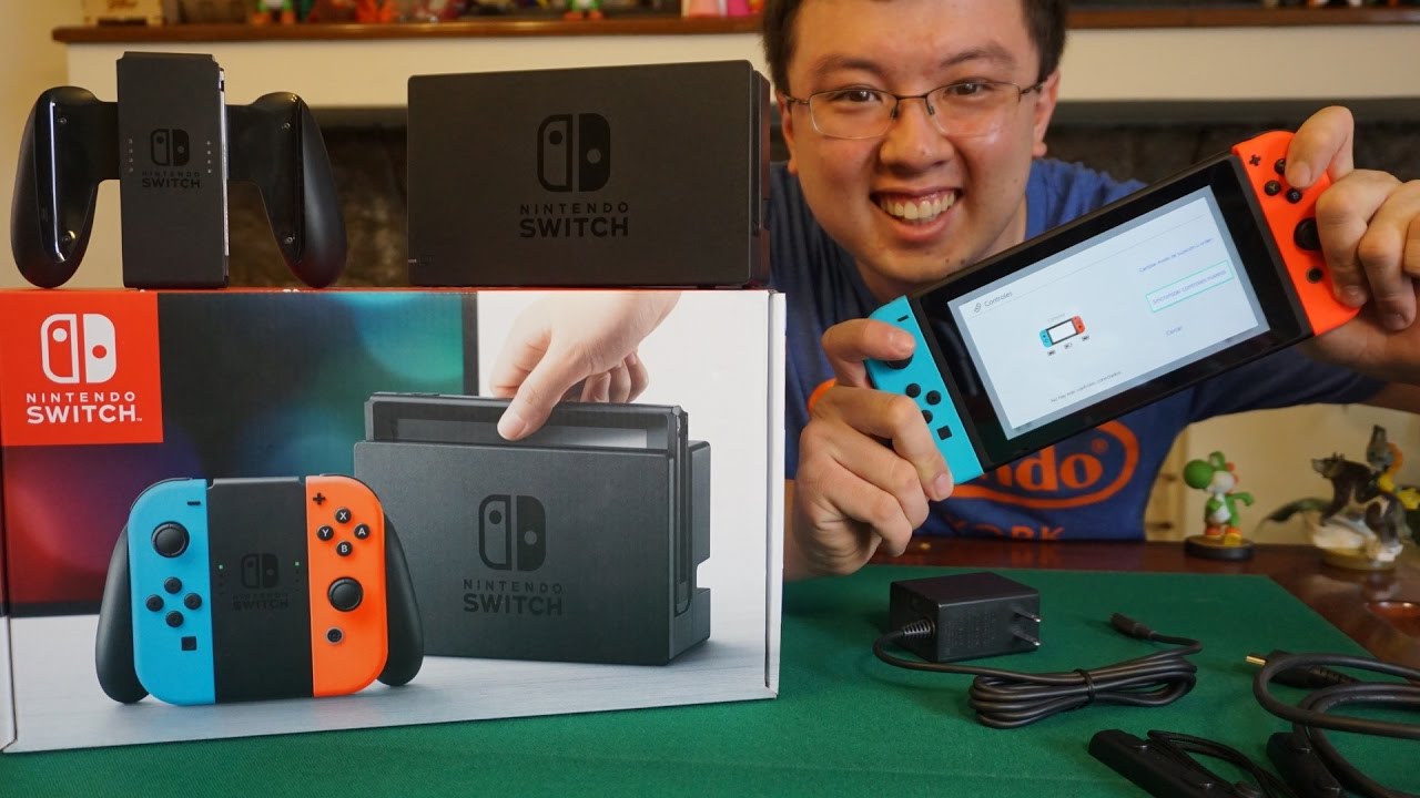 Nintendo Switch Unboxing + Hands-On ¿Qué viene dentro de la caja?
