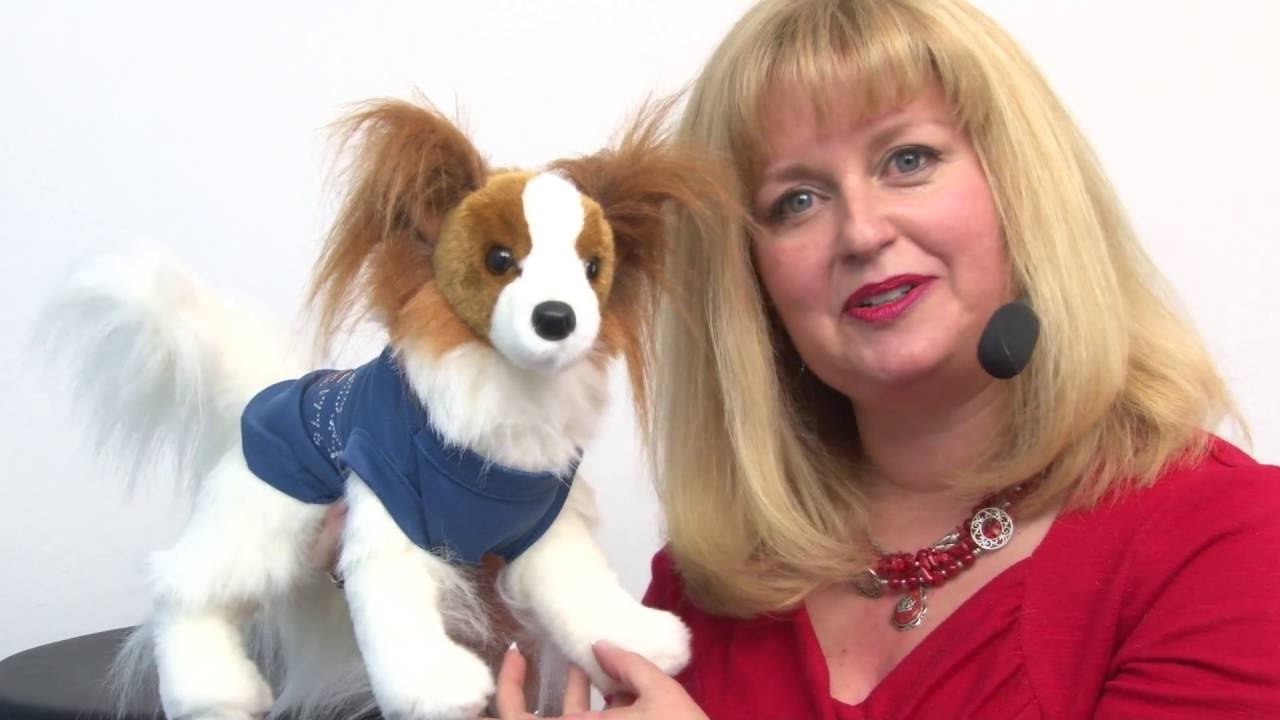 Classic American Rhinestone Dog Tank Top - Blue