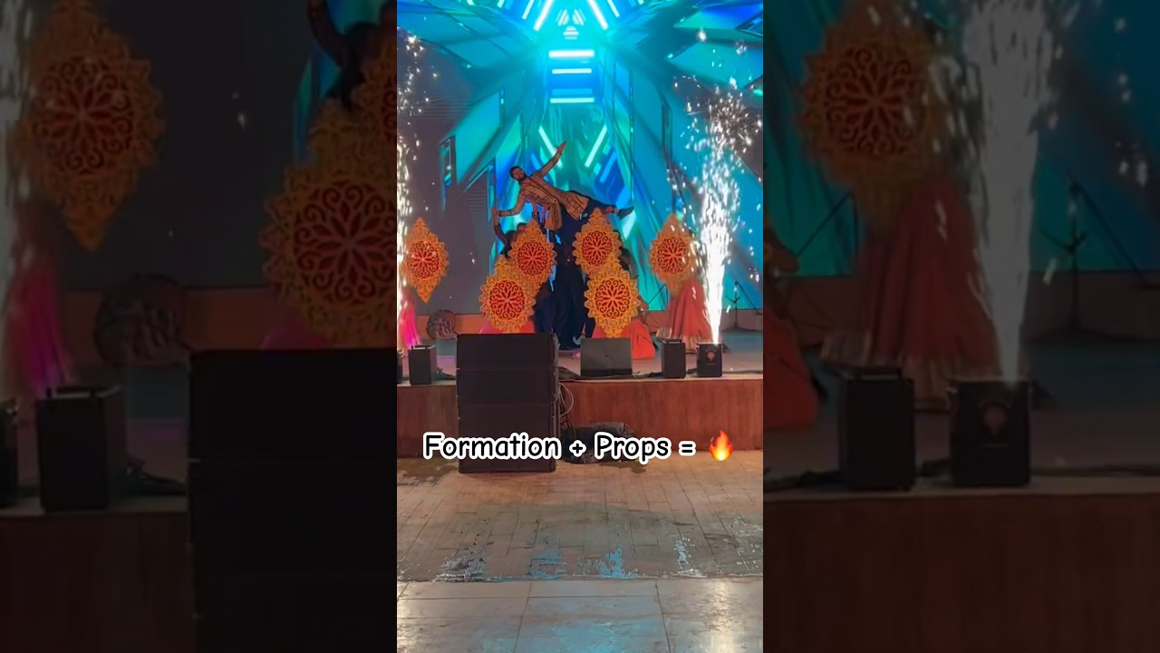 #interesting factors of #dance -  #Formations & Props ! It makes dance #choreography #artistic #song