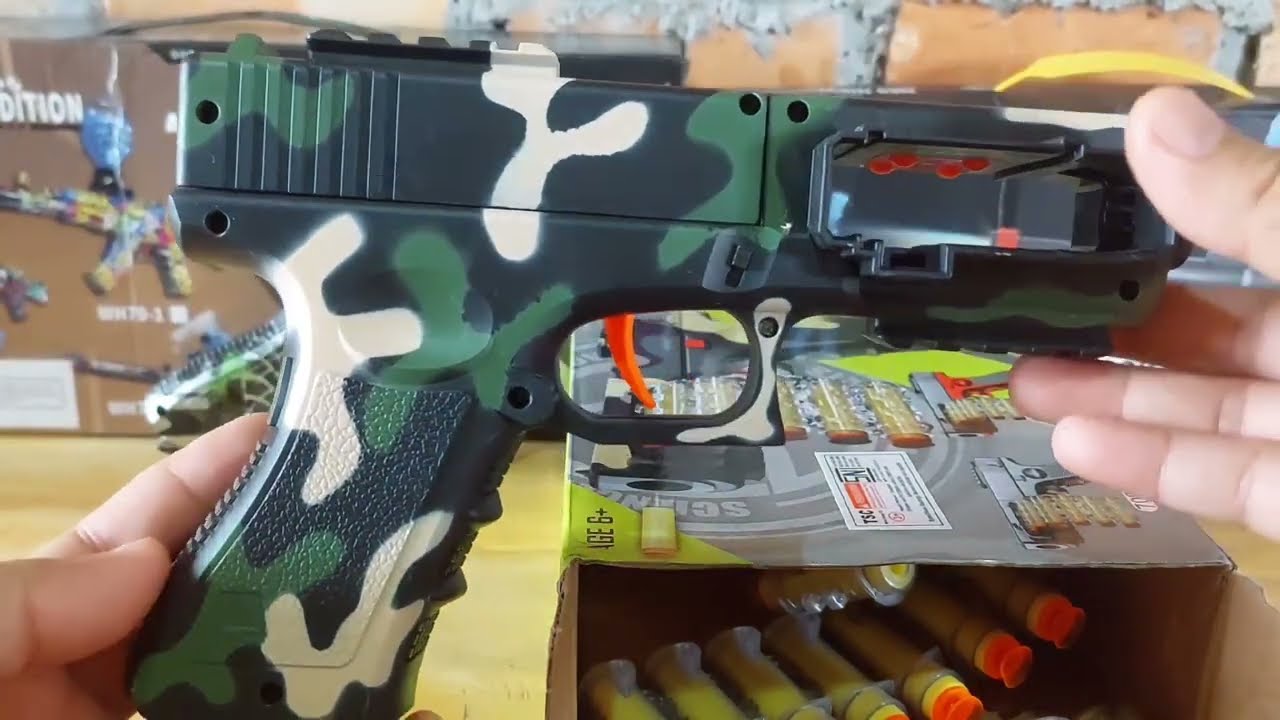 AMMO BELT GLOCK TOY GUN EVA BULLET