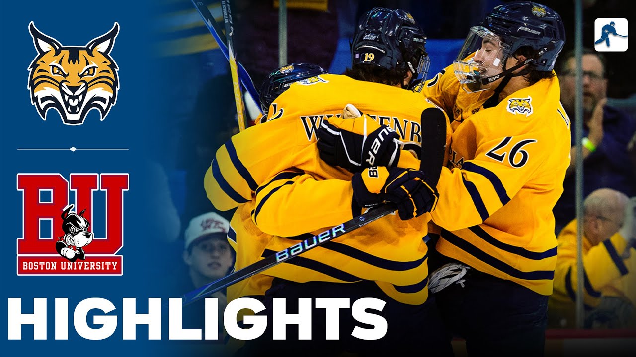 Quinnipiac vs Boston University | NCAA College Hockey | Highlights - November 15, 2025