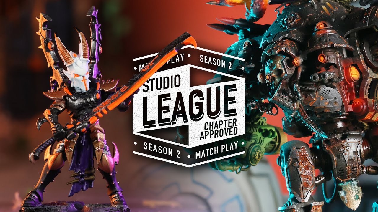 Drukhari vs Chaos Knights in Studio League Season 2 - Game 6