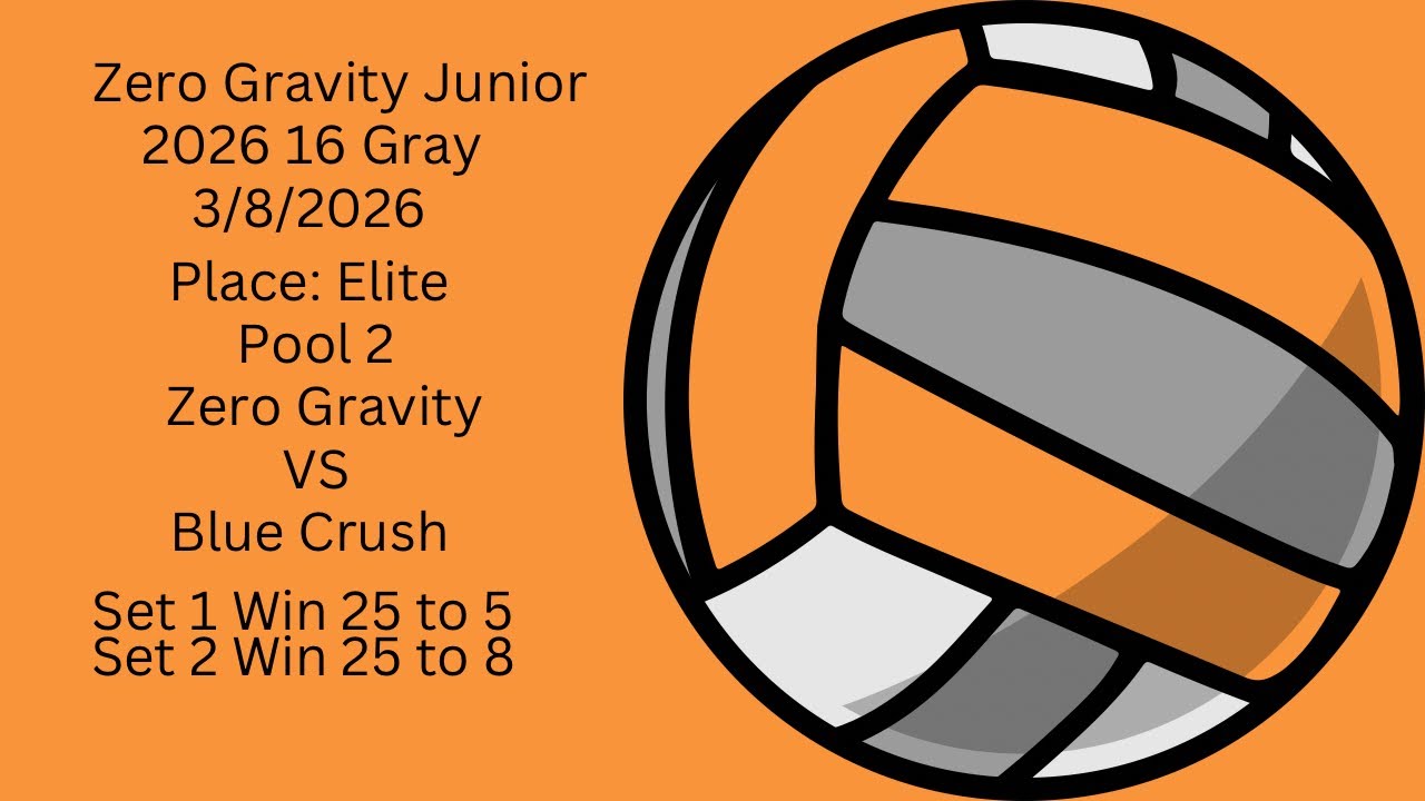 3/8/2026 ZG 16 Gray VS Blue Crush