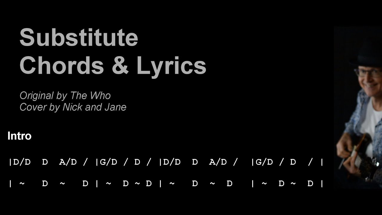 Substitute – Chords and Lyrics | The Who | Cover