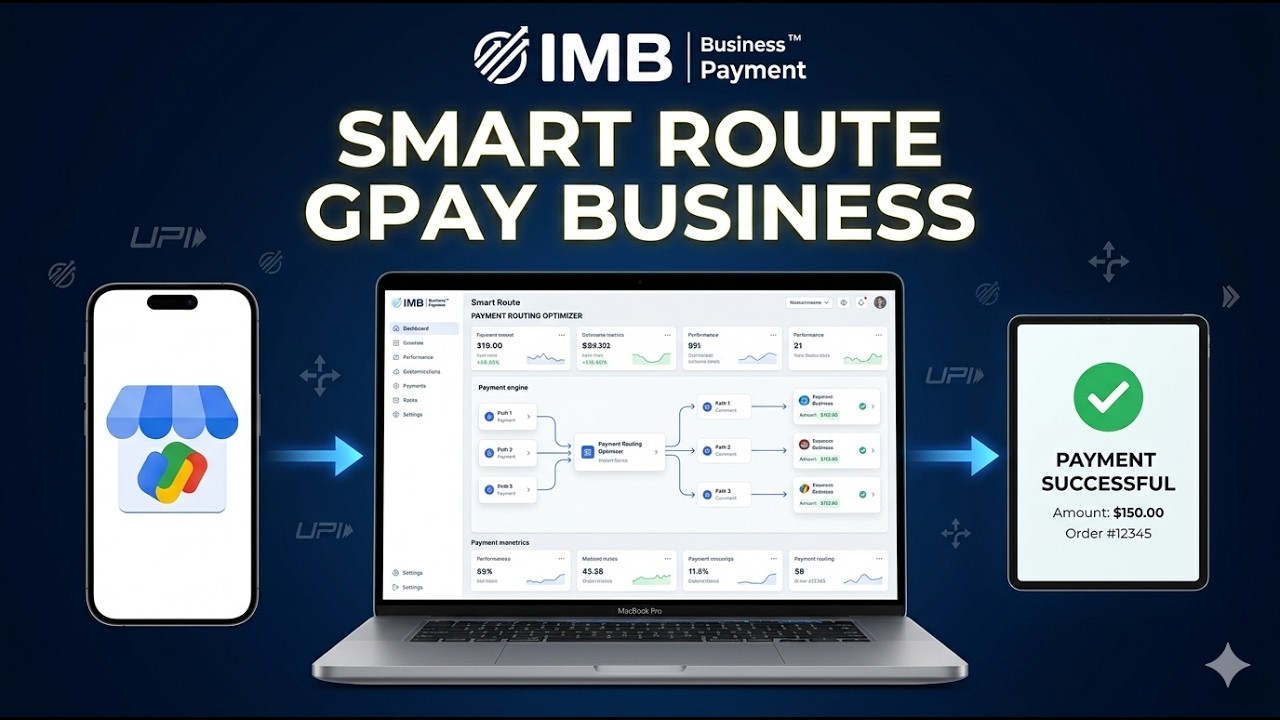 How to Connect Google Pay Business in Imb Payment&trade; Smart Route | Stable UPI Payment Setup