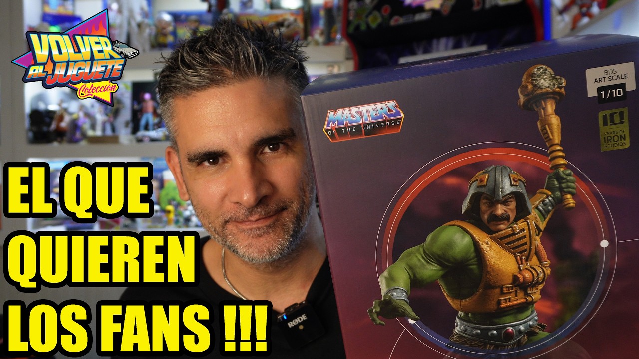 Man-At-Arms Iron Studios Review | La pieza que todo fan de Masters of the Universe quiere