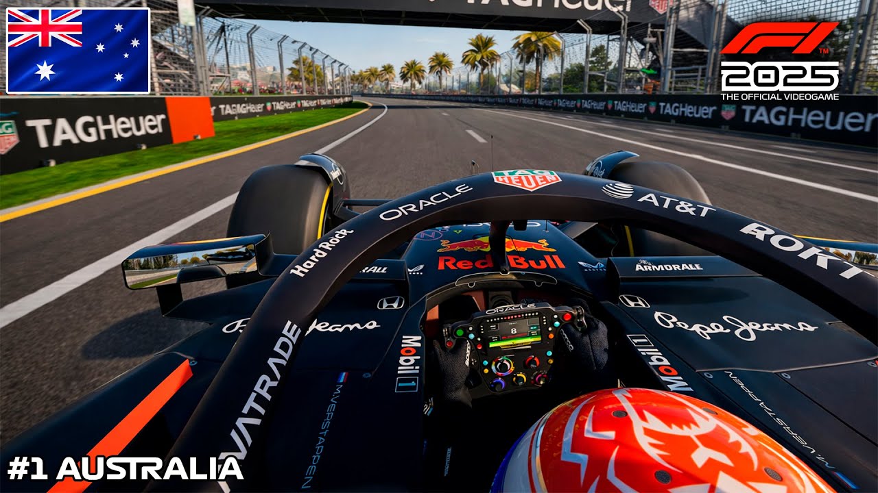 F1 25 HAGAMOS CAMPEON A MAX VERSTAPPEN! GP #1 AUSTRALIA CARRERA 100% SIN AYUDAS!