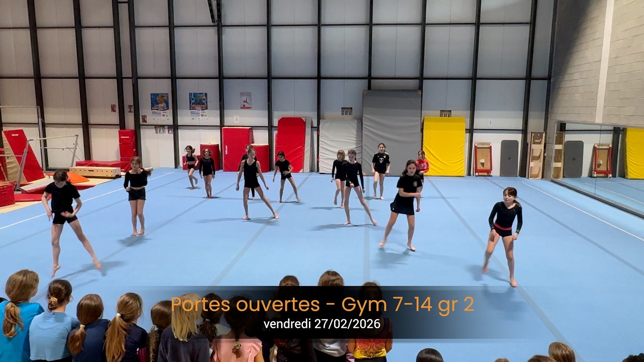 Portes ouvertes - Détente 2 -  gym 7-14 ans - groupe 2 - vendredi 27/02/2026