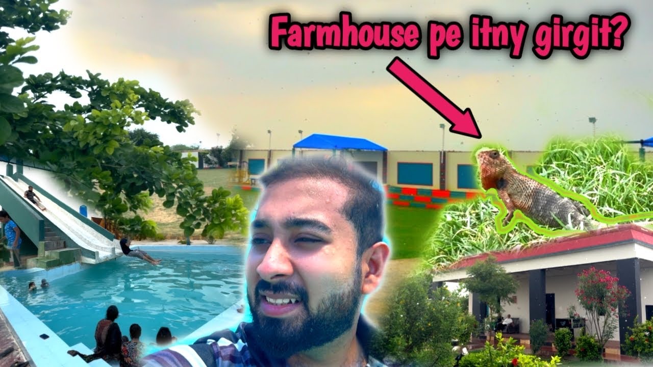 Barish Ma FunTime Farmhouse Chly Gay 😍| Ultimate Water Park Experience In Gadap