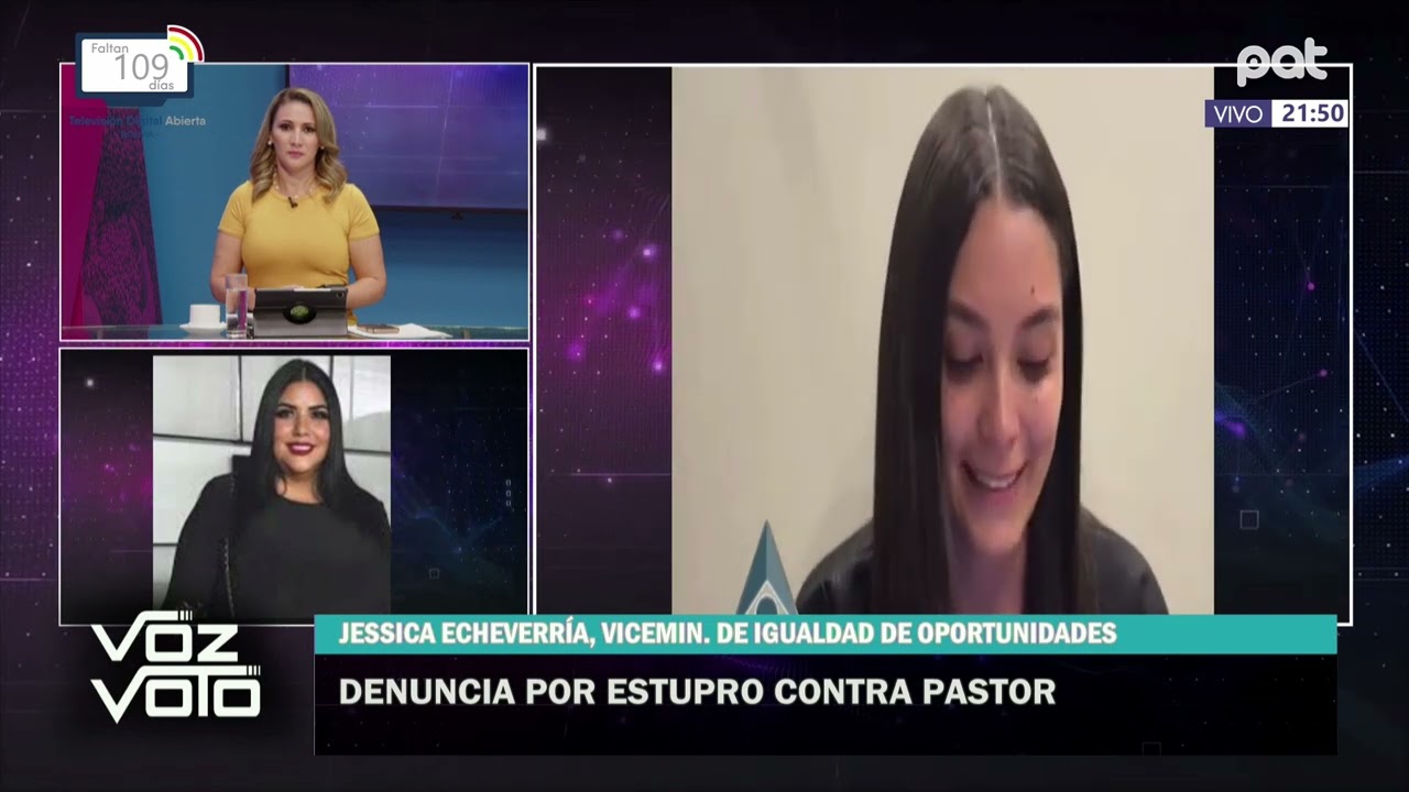 La viceministra de Igualdad de Oportunidades, Jessica Echeverría