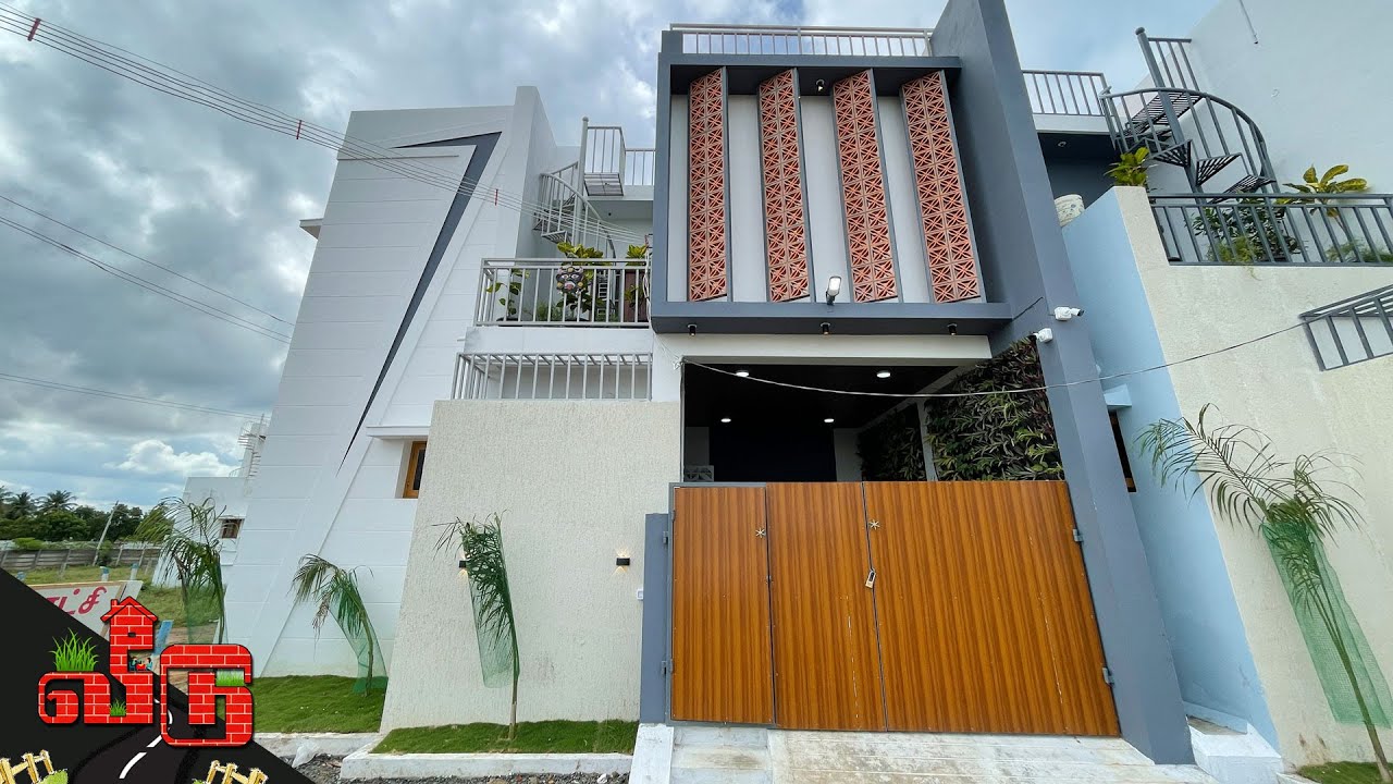 Architect Design-ல் அசத்தலான 3BHK Luxury வீடு | Fully Furnished Theatre & Balcony Garden | Veedu 444