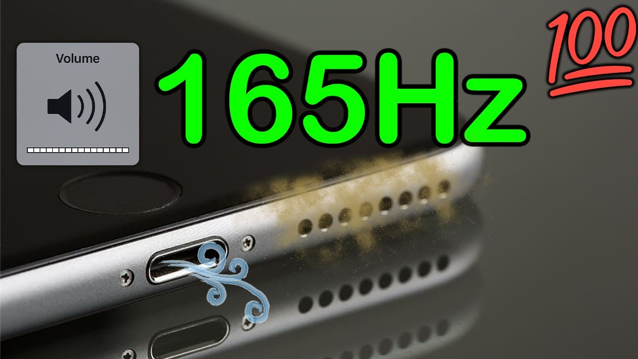 عند تشغيل صوت 165hz على هاتفك ستلاحظ فرق كبير في مكبرات صوت