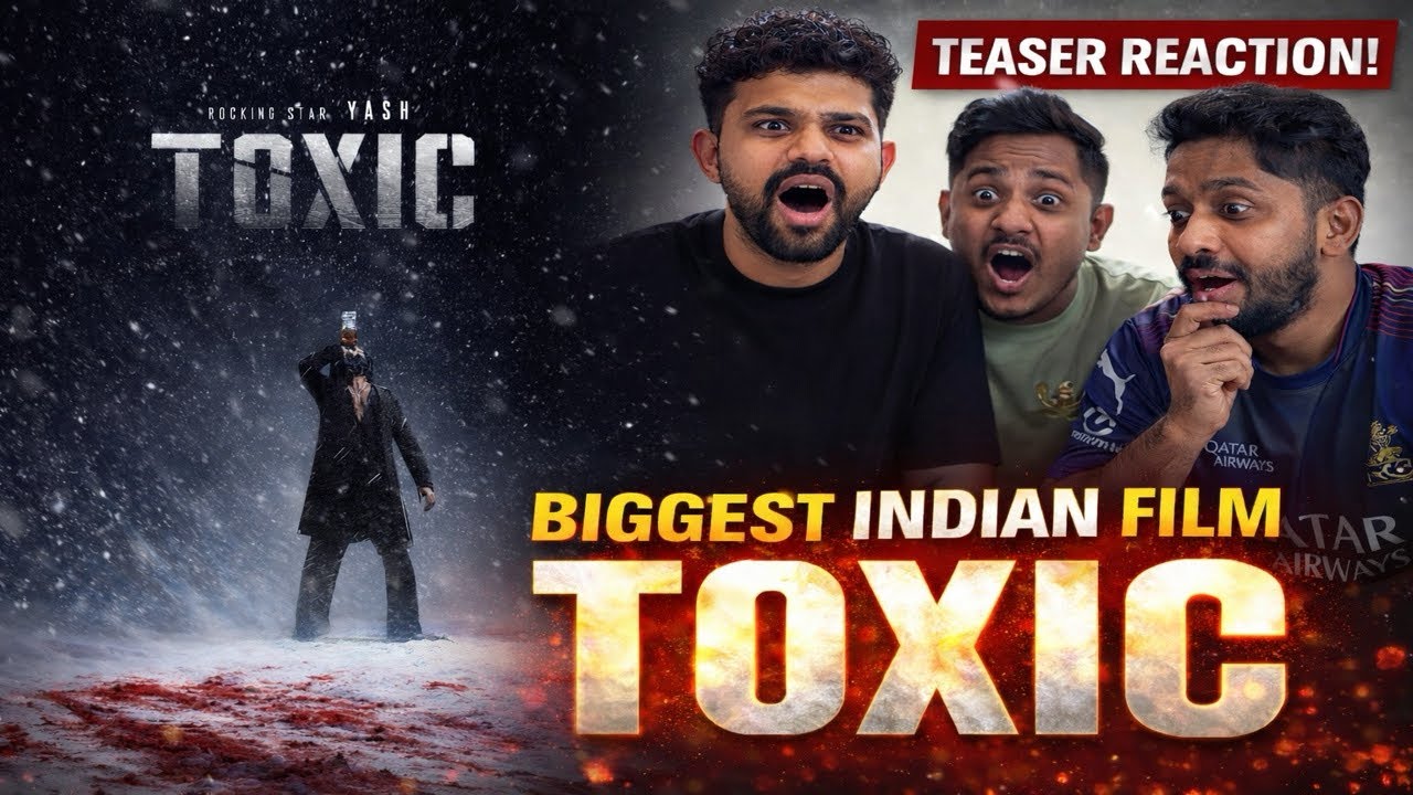 BIGGEST Indian Film? 🔥 Toxic Teaser Reaction Yash is Back!